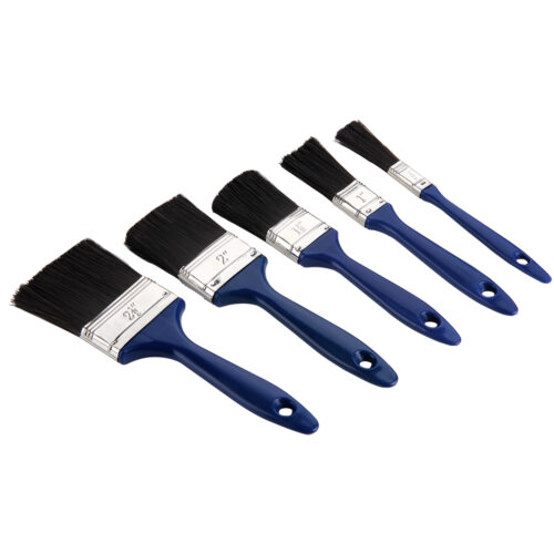 Set de pensule, 5 piese, 5 dimensiuni diferite
