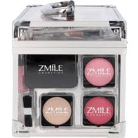 Trusa machiaj "Acrylic" 42 piese, farduri, oglinda + geanta transparenta Zmile Cosmetics, Vegan