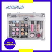 61WJVBk4B8L._AC_SL1350_.jpg Trusa machiaj "Acrylic" 42 piese, farduri, geanta, oglinda, vegan, Zmile Cosmetics