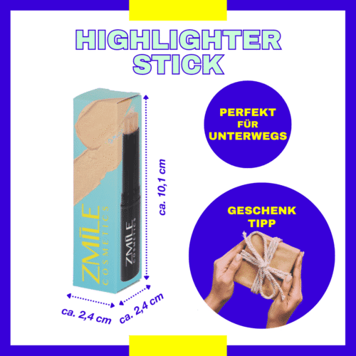 Iluminator stick Zmile Cosmetics, Highlighter vegan #1