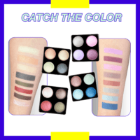 Trusa machiaj "Acrylic" 42 piese, farduri, oglinda + geanta transparenta Zmile Cosmetics, Vegan
