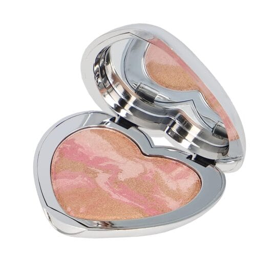 Trusa de machiaj ''Sweethearts Pastel Love'' , 3 piese, blush, fard pleoape, lip gloss cream, vegan, pastel