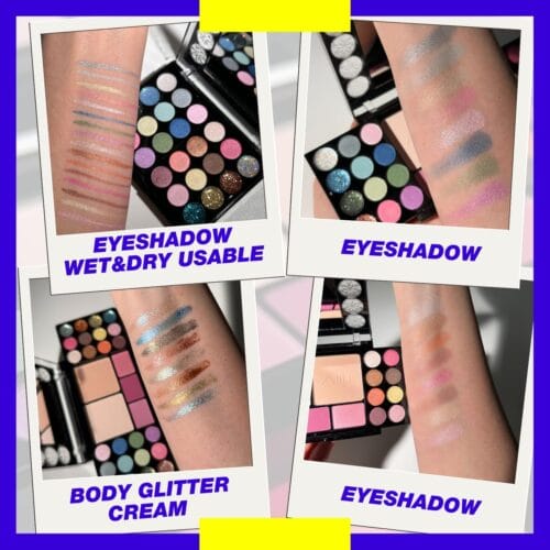 Paleta de machiaj "Diamonds" Vegan, 42 piese, ZmileCosmetics