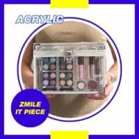 71vLOi7cxAL._AC_SL1350_.jpg Trusa machiaj "Acrylic" 42 piese, farduri, geanta, oglinda, vegan, Zmile Cosmetics