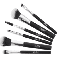 Screenshot-2023-11-15-at-09-42-35-ZMILE-Cosmetics-Vegan-Brushes-Makeup-Applicator-Gift-Set.png Set 6 pensule de machiaj vegane, pentru ochi si fata, cu suport, negru