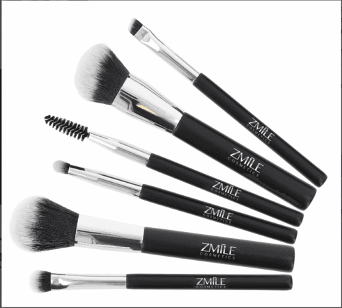 Screenshot-2023-11-15-at-09-42-35-ZMILE-Cosmetics-Vegan-Brushes-Makeup-Applicator-Gift-Set.png Set 6 pensule de machiaj vegane, pentru ochi si fata, cu suport, negru
