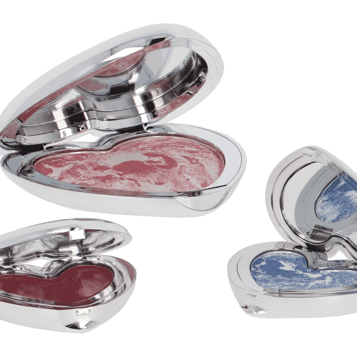 Trusa de machiaj ''Sweethearts Orchid Love'', 3 piese, VEGAN, blush, fard pleoape, lip gloss cream