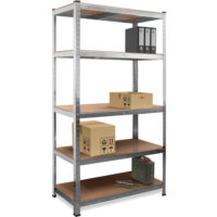 Rafturi galvanizate pentru sarcini grele 180x90x40cm, capacitate portantă 875kg