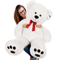 a_de_101598g4.jpg Ursuleț de pluș XL alb 100 cm