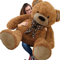 Ursuleț de pluș XXXL maro 175 cm