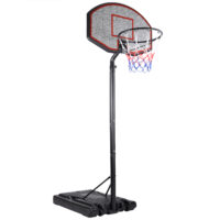 Coș de baschet reglabil pe înălțime (205-305 cm) cu roți