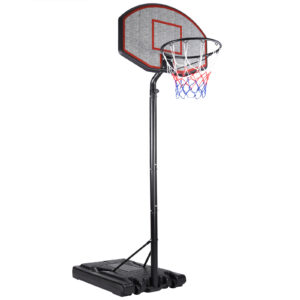 Coș de baschet reglabil pe înălțime (205-305 cm) cu roți