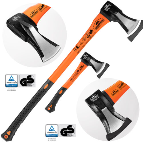 a_de_102876g1.jpg Set 2 piese de topor + topor de despicat, certificat de siguranță TÜV Rheinland GS
