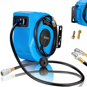 Rolă furtun aer 10m cu cuplaj rapid 3/8"