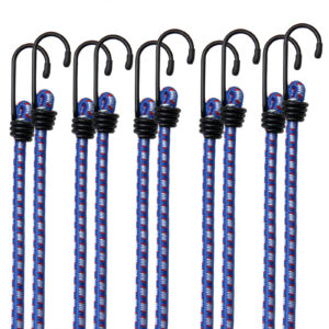 Set de 10 distanțiere elastice albastre 30,5 cm