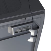 Ladă de grădină 290L antracit board plus cu roți, rezistentă la intemperii