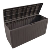 Ladă de grădină Braun Board Plus de 290 l cu roți, rezistentă la intemperii
