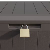 Ladă de grădină Braun Board Plus de 290 l cu roți, rezistentă la intemperii