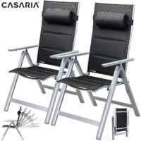 a_de_108765g21.jpg Scaun de grădină pliabil cu spătar înalt Bern Premium, set de 2, argintiu, aluminiu, tapițat și reglabil