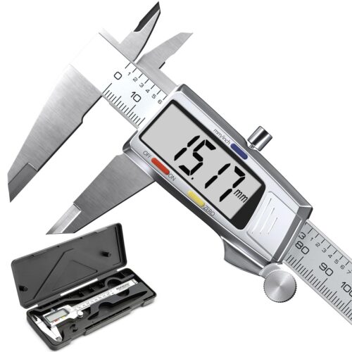 Șubler digital 0-150mm din oțel, inclusiv carcasă rigidă