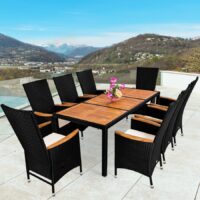 a_de_990993g3.jpg Set de scaune de grădină Rio, 9 piese, poliratan, negru