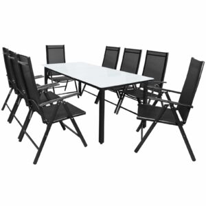a_de_993523g1.jpg Set de scaune de grădină Bern, 9 piese, pentru 8 persoane, antracit, aluminiu, sticlă mată