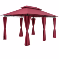 Pavilion Topas Bordeaux Violet 3x4m protecție UV 50+
