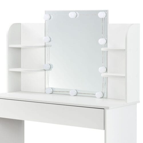 bild_11TphMDuRhCstSw.jpg Masă de toaletă Bella cu iluminare LED | Juskys | Masă de toaletă cu oglindă și mult spațiu de depozitare