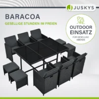 Set mobilier grădină Baracoa cu masă și scaune