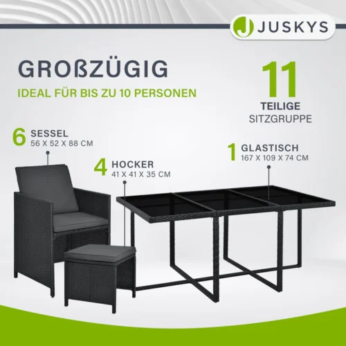 Set mobilier grădină cu masă din sticlă