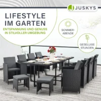 Set mobilier grădină cu masă și scaune