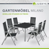 Set mobilier grădină Milano cu masă și șase scaune
