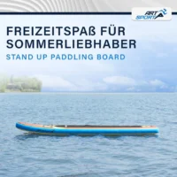 placă de stand up paddle set complet | juskys | balansoar de plajă | sup gonflabil cu vâsle, geantă, lesă și accesorii