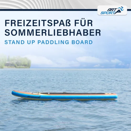 placă de stand up paddle set complet | juskys | balansoar de plajă | sup gonflabil cu vâsle, geantă, lesă și accesorii