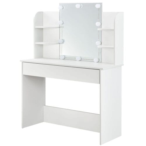 bild_1VFuhjarnk9w94.jpg Masă de toaletă Bella cu iluminare LED | Juskys | Masă de toaletă cu oglindă și mult spațiu de depozitare