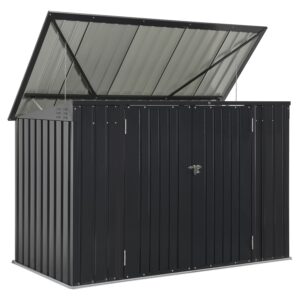 bild_1_04e6df06-8d66-4ca9-8ac1-8cdd822e5e3d.jpg Încintă pentru containere Namur 1,9 m² | Juskys | Încintă metalică pentru containere cu uși mari