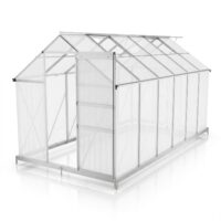 bild_1_12f3c735-700c-40ee-9e0f-d015cddd053d.jpg Seră din aluminiu cu fundație | Juskys | 7,2 m² | Prelungește sezonul de grădinărit de primăvară până în toamnă