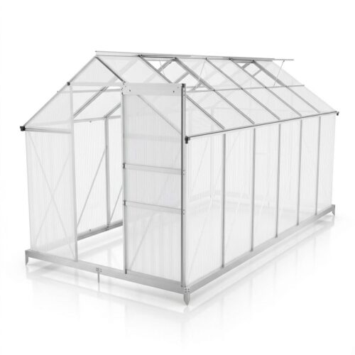 bild_1_12f3c735-700c-40ee-9e0f-d015cddd053d.jpg Seră din aluminiu cu fundație | Juskys | 7,2 m² | Prelungește sezonul de grădinărit de primăvară până în toamnă