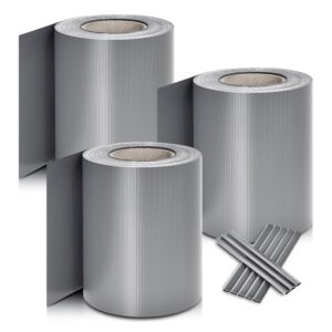 Copertină Juskys Cape Town cu prindere manuală și manivelă | 300x120 cm | Gri | Parasolar reglabil pe înălțime, rezistent la UV, disponibil în 6 lățimi