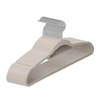 Umerașe pentru haine - catifea | Juskys | 30 buc | Kaki | Umerașe pentru dulap - antiderapante cu înveliș de catifea