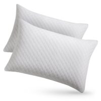 Perne - Set de 2 | Juskys | 60 x 40 cm | Perne confortabile - respirabile și hipoalergenice