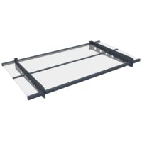 Copertină Manila | Juskys | 150 x 80 cm | Acoperiș protector pentru orice zonă de intrare