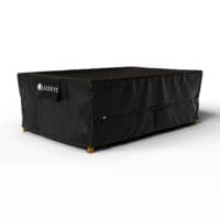 Husă pentru mobilier de grădină CoverSafe Pro | Juskys | 270 x 180 x 90 cm | Husă robustă și impermeabilă cu fantă de ventilație