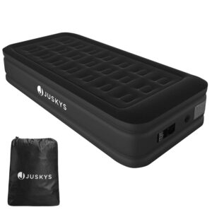 Saltea gonflabilă autogonflabilă Sapri | Juskys | M | Negru | Saltea gonflabilă confortabilă pentru camping sau pentru 1-2 persoane