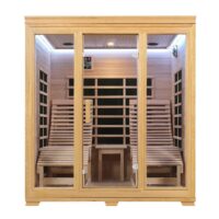 Cabină cu infraroșu Billund | Juskys | 170x190cm 190cm Tehnologie duală 2 persoane