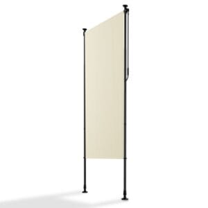 Copertină verticală Barbados | Juskys | 100 x 310 cm | Bej | Protecție solară și impermeabilă, reglabilă pe înălțime
