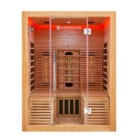 Cabină cu infraroșu Helsinki 150 | Juskys | 150x150cm 190cm Tehnologie duală 2-3 persoane