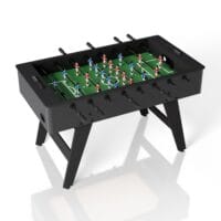Masă de fotbal pentru copii și adulți | Juskys | Negru | Masă de fotbal cu accesorii și numărător de scor integrat