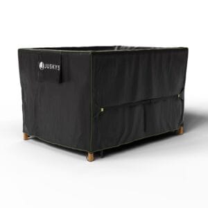 bild_1_79934a2a-7e80-41f3-b128-2ed9e7c5a189.jpg Husă pentru mobilier de grădină CoverSafe Pro | Juskys | 120 x 90 x 75 cm | Husă robustă și impermeabilă cu fantă de ventilație