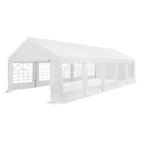 Cort de petrecere pentru gale | Juskys | 5 x 10 m | Pavilion mare pentru petreceri în aer liber, în grădină